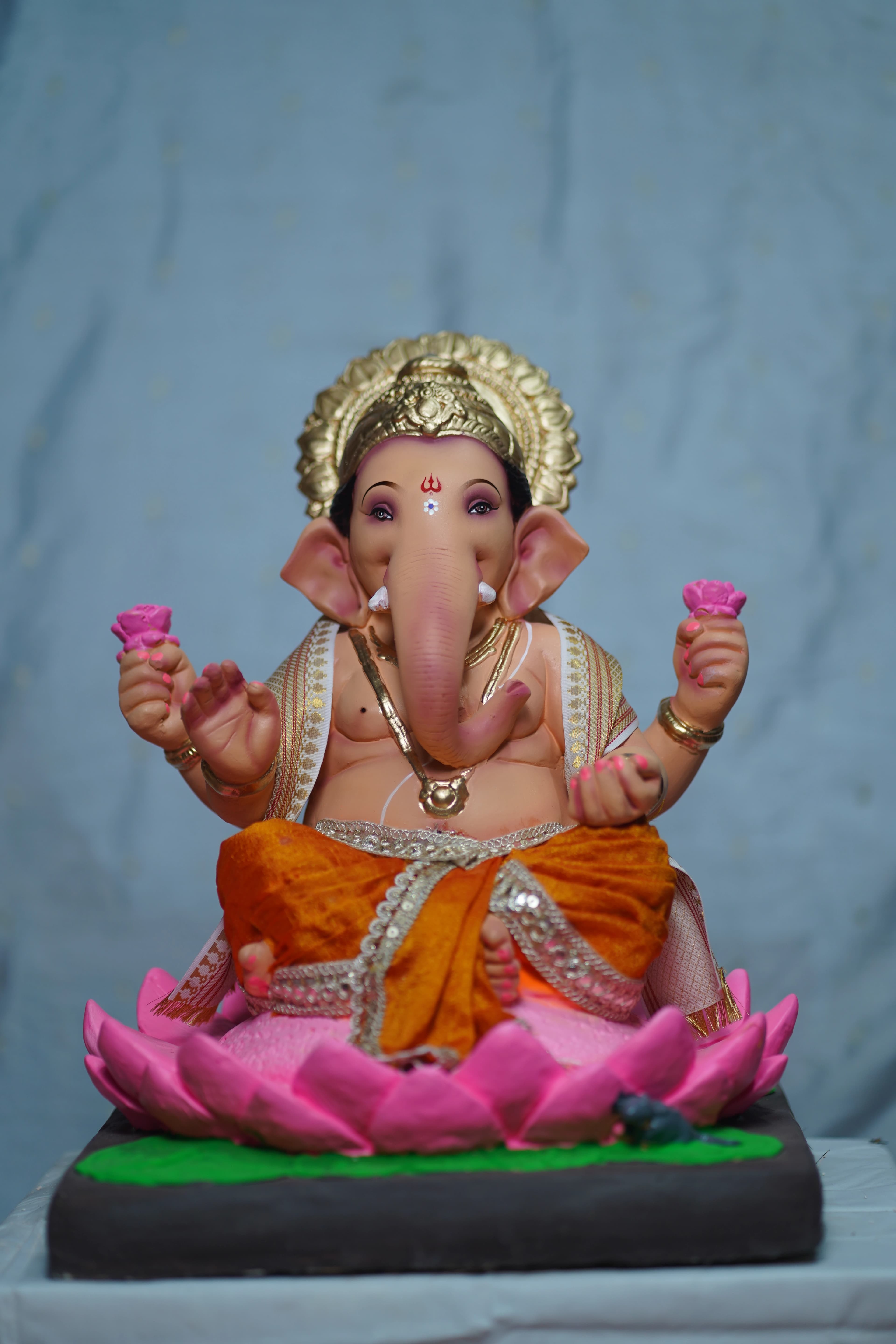 Handcrafted eco-friendly idols by Modak Studio
